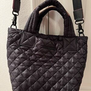 MZ Wallace Black Quilted Tote Bag